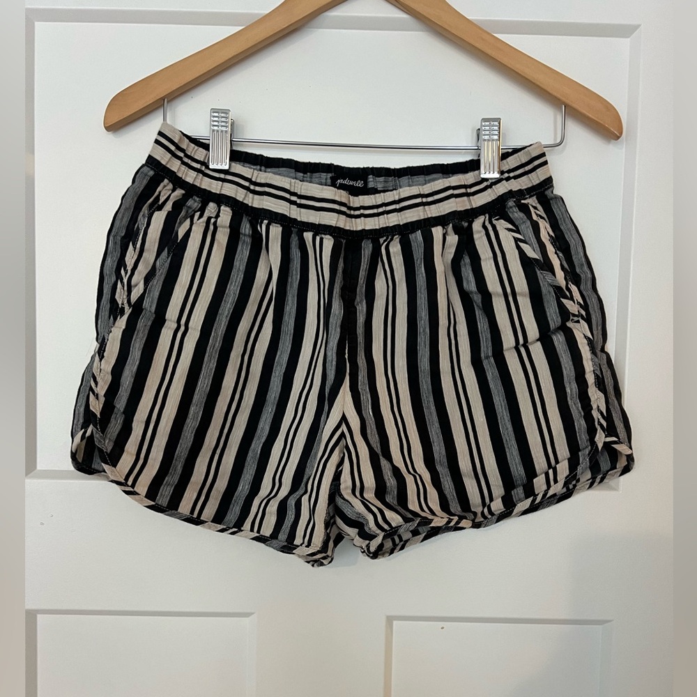 Madewell linen blend pull on shorts